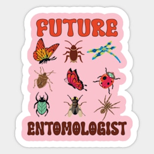 Future Entomologist - Entomology Insect Lover Bug Collector Sticker